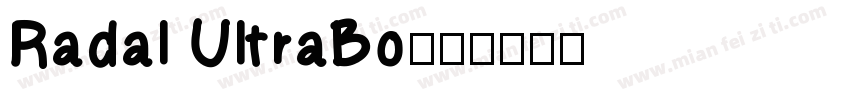 Radal UltraBo字体转换